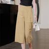 ZANZEA Women Casual Solid Color Loose Summer Capris Pants