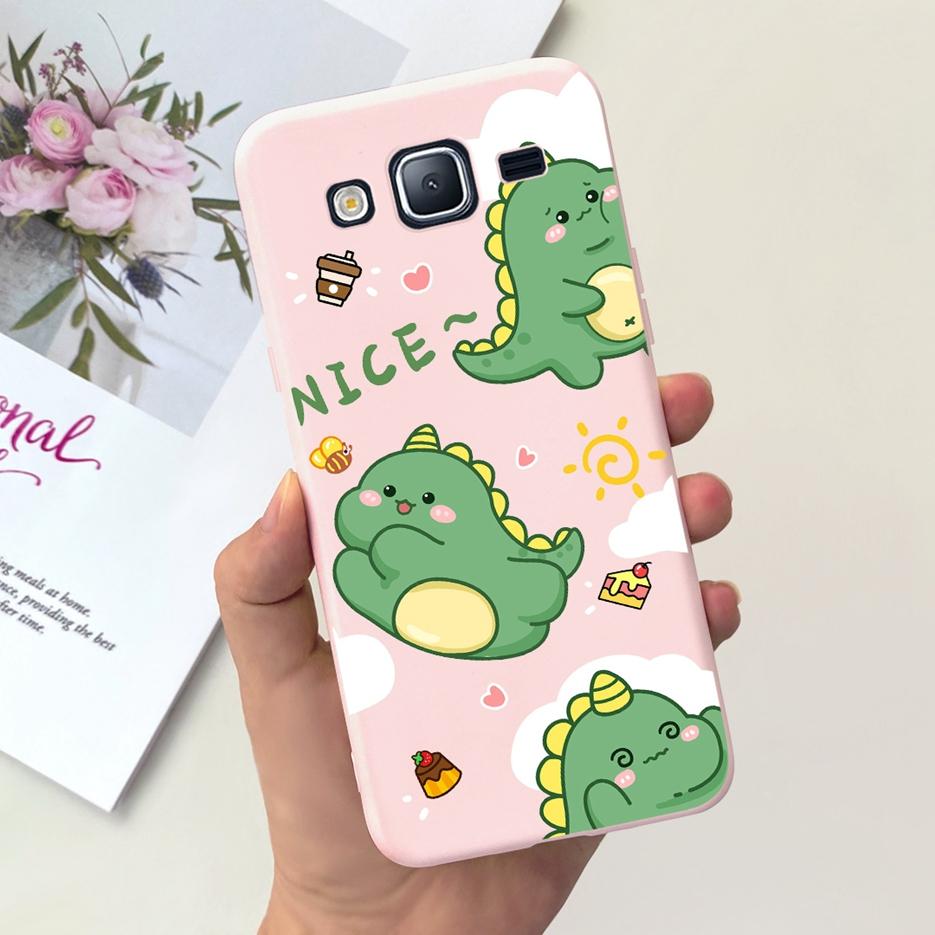 For Samsun Galaxy J3 J5 J7 2016 Case J320F J510F J710F Cute Dinosaur Cartoon Cover Soft TPU Shell For Samsung J5 2016 Phone Case