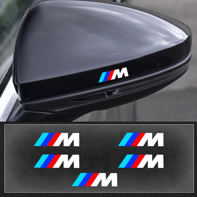 5/10pcs Car Interior Sticker Central Control Decals Emblem Badge Car Styling For BMW F30 F10 E90 F20 E46 E60 E70 E39 E36 E87 E92