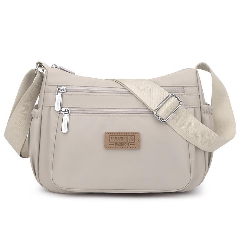 Mu Lanhu Casual Bag Spring New Lightweight Messenger Bag Trendy Multi-pocket Shoulder Nylon Women's Bag