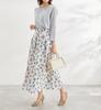 ROPE PICNIC Ponte Navy Size 40 Women's Gold-Patterned Top, (GDM13100),
