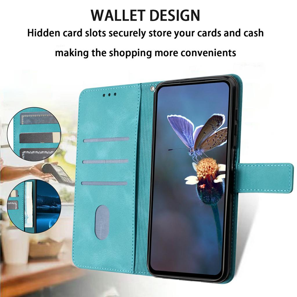 For Xiaomi Redmi 15C 4G (Global) (171mm)/Poco C85 4G (171mm) Case Triangle Imprinted Anti-Scratch PU Leather Phone Wallet Cover