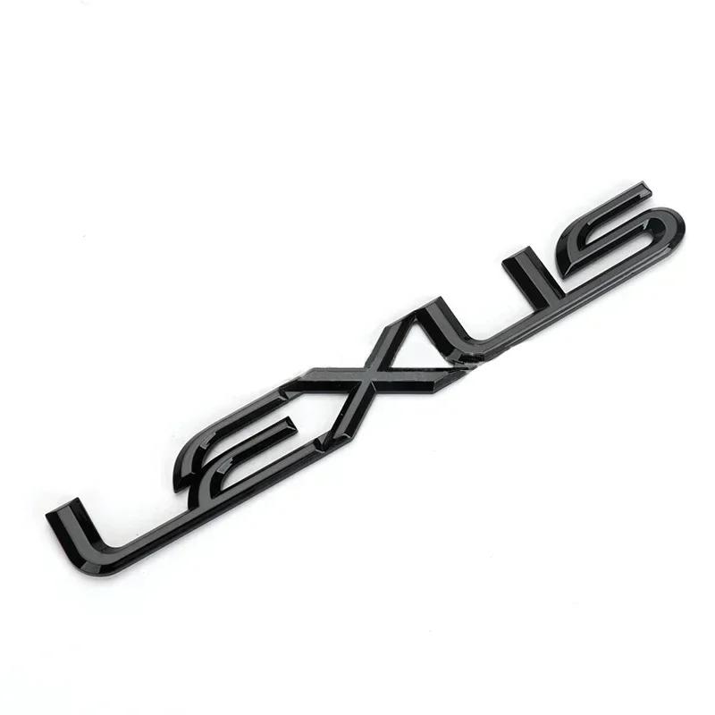 ABS/Metal Car Rear Trunk Emblem Badge Sticker for Lexus Logo ES300 IS300 IS350 ES250 ES350 IS250 CT200H GS350 NX200 Accessories