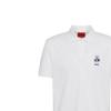 HUGO BOSS Polo Shirts Men's White Polo Collar Moderate Straight Fit 50465832-100