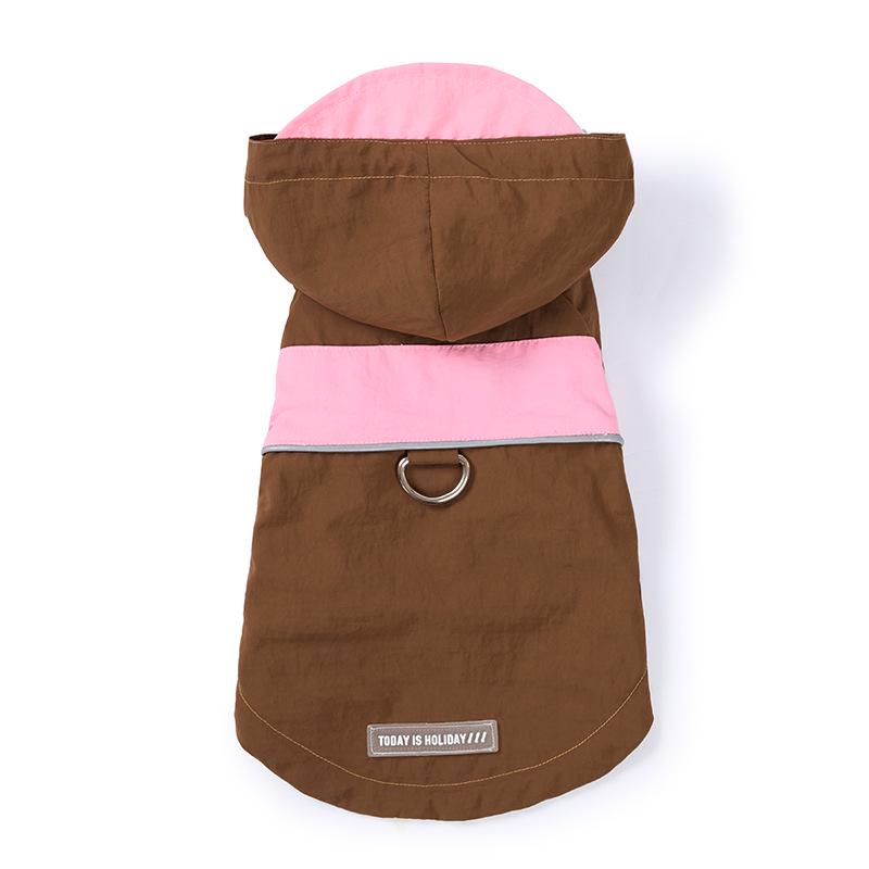 Waterproof & Windproof Hooded Dog Jacket: Thickened Warm Pet Windbreaker for Autumn & Winter