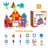 48-Piece Magnetic Tiles Building Set: Stained Glass Educational Puzzle Toy