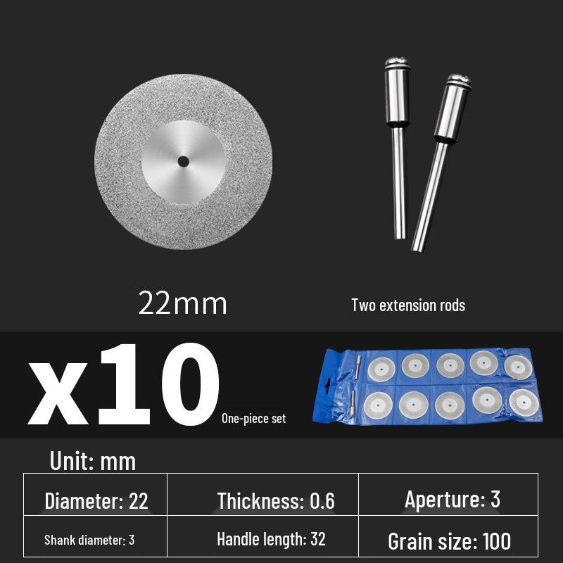 Jade Glass Diamond Abrasive Grout Cleaning Mini Saw Blade, Electric Grinding Disc