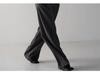 Façade Pattern High Waist Wide-Leg Casual Suit Pants for Women - Slimming, Floor-Length, Spring & Autumn Style
