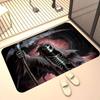 D-Dark Grim Reaper  Anime Entrance Door Mat Nordic Style Home Doormat Bathroom-Toilet Mats Bedroom Hotel Decor Mat
