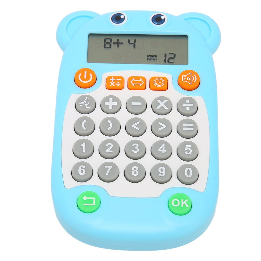 Arithmetic Exercise Toy Digital Display Voice Prompt 27 Keys USB C Arithmetic Training Machine for Kids Education