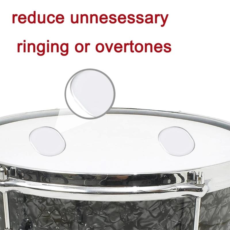 48PCS Quiet Drum Pads Noise Reduction Silicone Mute Pads Suitable for Electronic and Acoustic Drums Practice Accessories