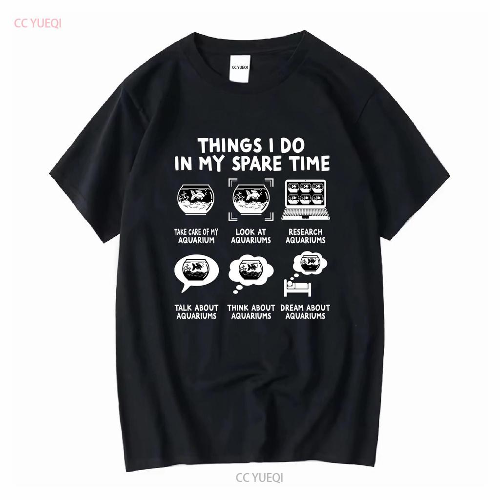 Aquascaping Things I Do In My Spare Time Aquarium Aquascaper T Shirt Aquarist Funny Fishkeeping Fish Lover GifT vintage Washed