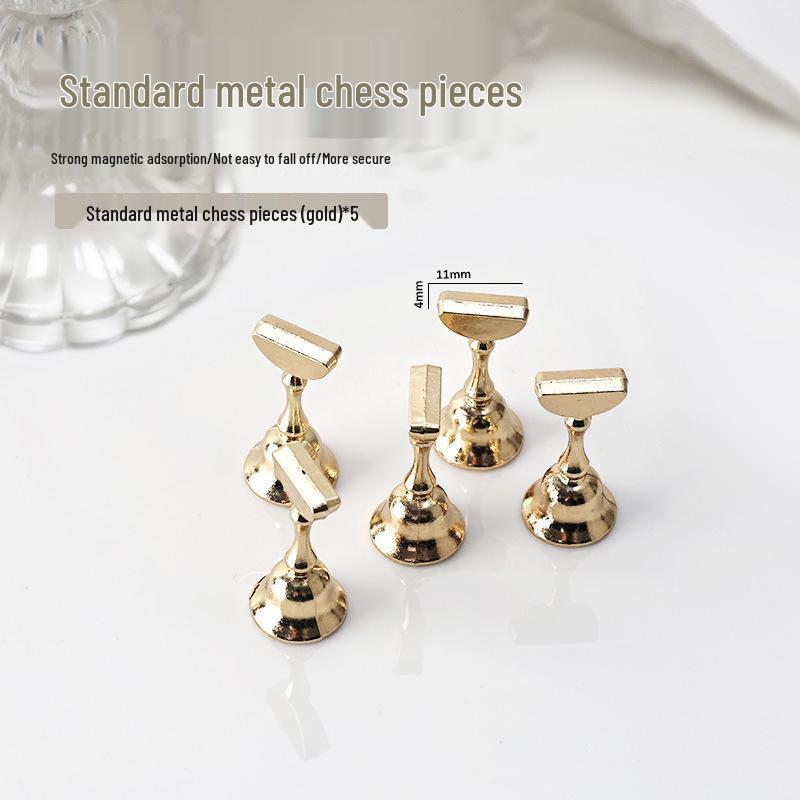 Fairy Aurora Iridescent Nail Art Practice Base & Holder: Thickened Acrylic Magnetic Display Stand