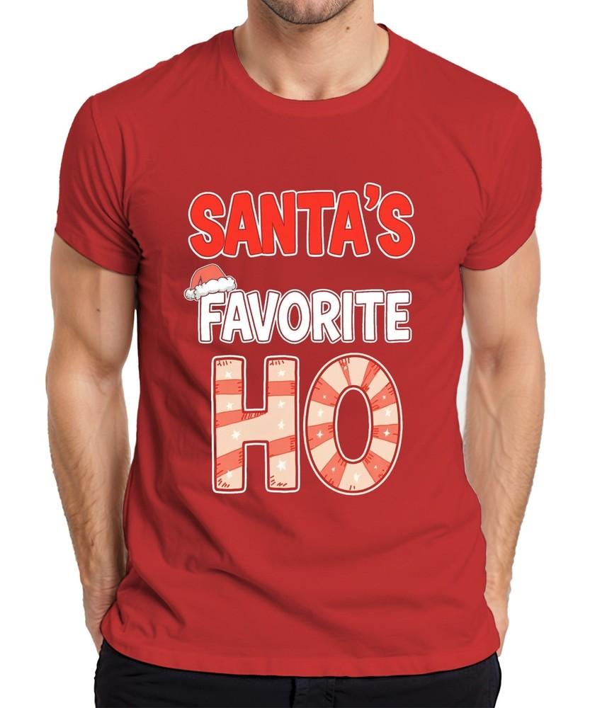 Santas Favorite Ho Funny Christmas Santa Party Gift Unisexs Tshirt