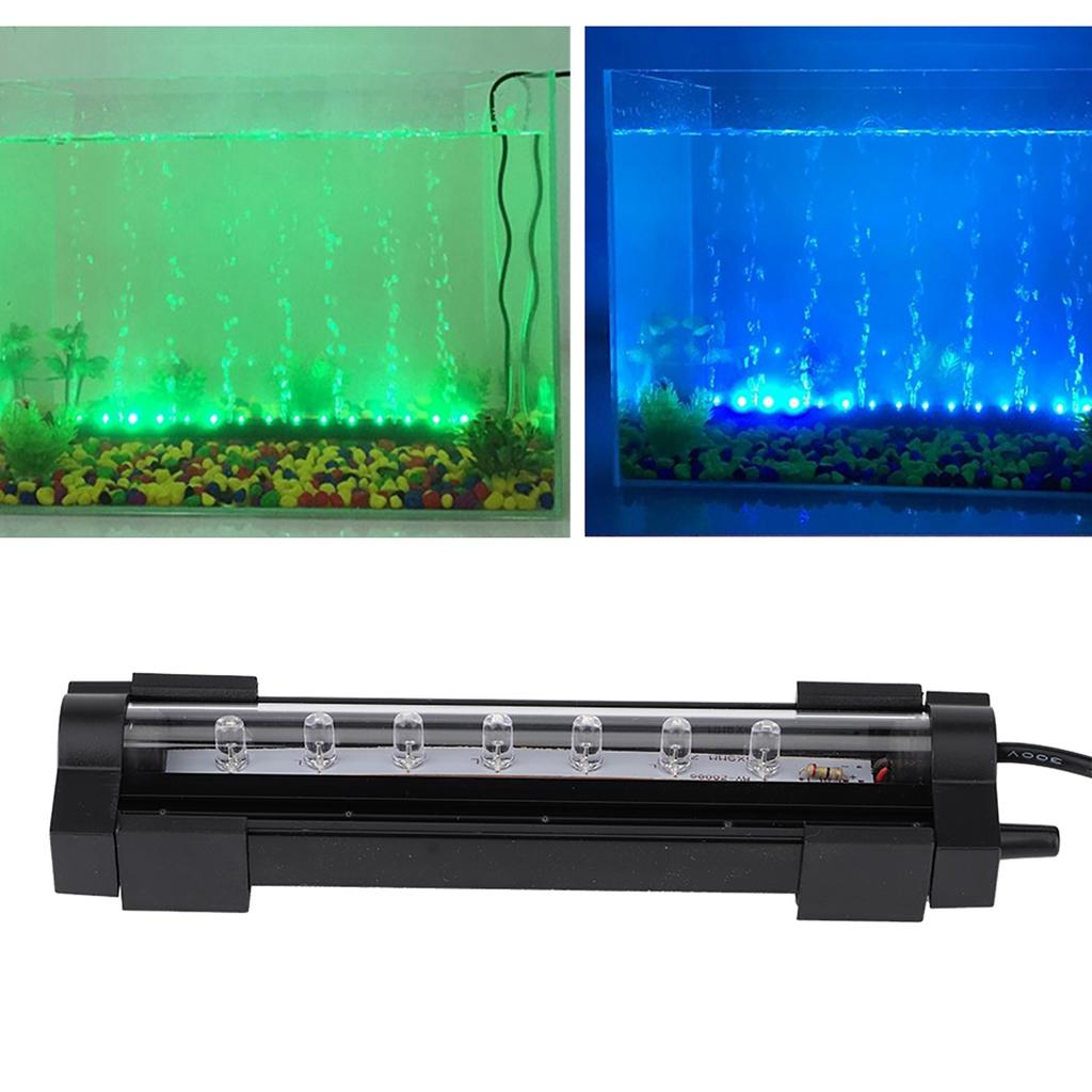   Bubble Colorful LED Light Fish   Bar Lights Aquarium Water Plants Grow Lamp