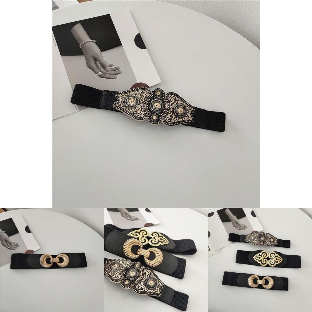 Ethnic Style Women's Decorative Waist Belt With Elegant Design For Retro Outfits