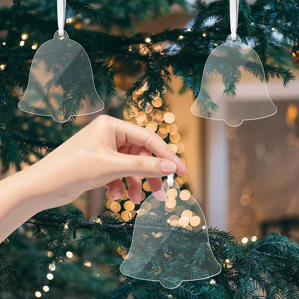 Decorative Snowflake-Patterned Perforated Blank Transparent Acrylic Sheet for Holidays