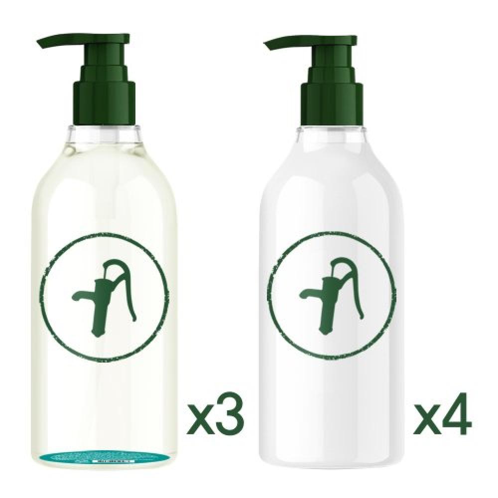 Mucota [oily Line] Green Pump Scalp Shampoo X3+light Treatment X4 FREE