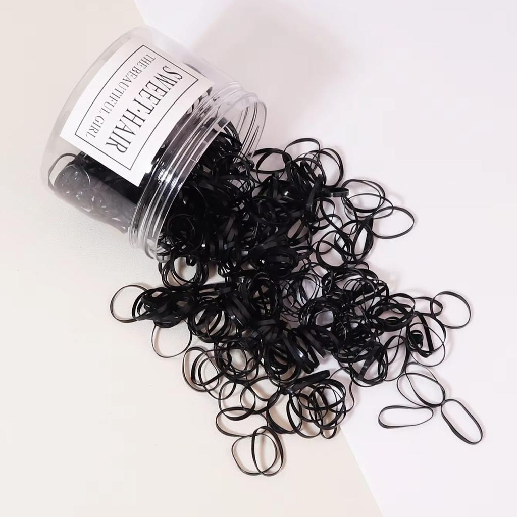 500 Mini Elastici, Elastici per Capelli, Strumenti per Trecciare Capelli per Bambini e Adulti, Strumenti per Lo Styling di Accessori per Capelli