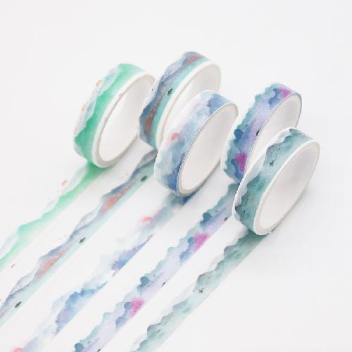 20Pcs 2m Cute Cartoon Fruit Printed Wash Tape Scrapbook Journal Planner Decorative Tapes For Girl Aesthetic Tearable Paper Tape