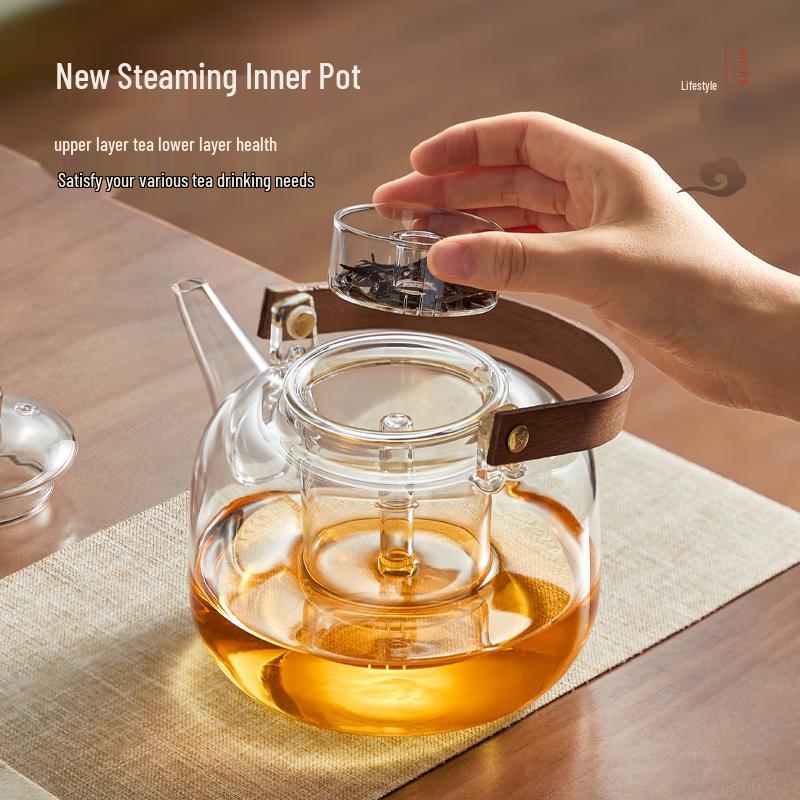 Mingguang Heat-Resistant Glass Teapot with Infuser