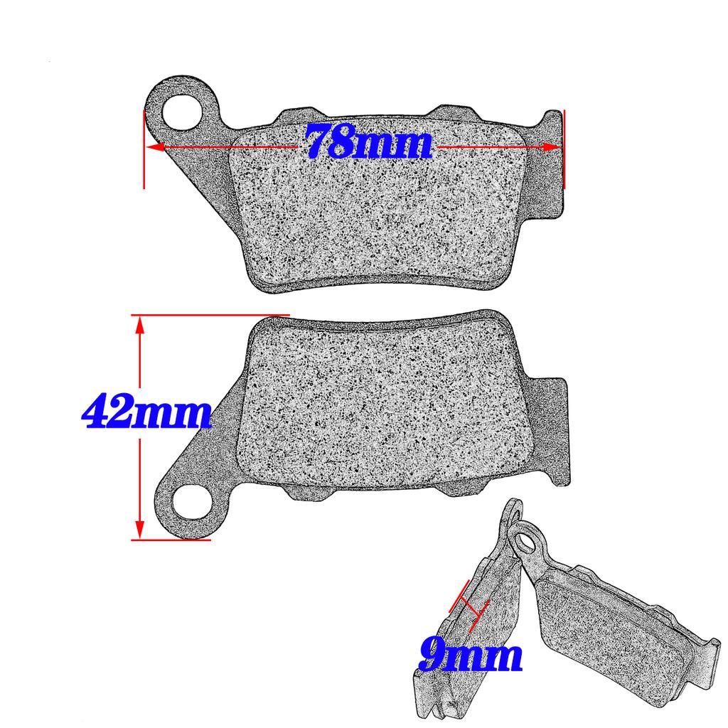 Motorcycle Front And Rear Brake Pads For BMW F650 CS GS ST F650CS Scarver F650GS F650ST G650 Xchallenge C1 125 250
