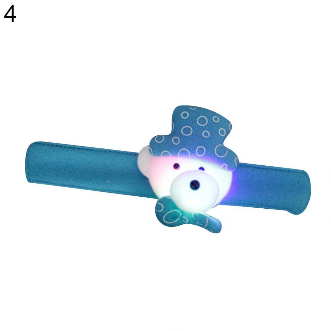 

Рождественский снеговик/лось/медведь/Санта-Клаус светодиодный браслет регулируемый светящийся браслет