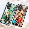 OneS P-ieceS Luffy Zoro Case for Samsung Galaxy A21 A06 A14 A30 A16 A02 A15 A50 A12 A10 A56 A35 A25 A13 A20 A36 A71 A73 A34 A51
