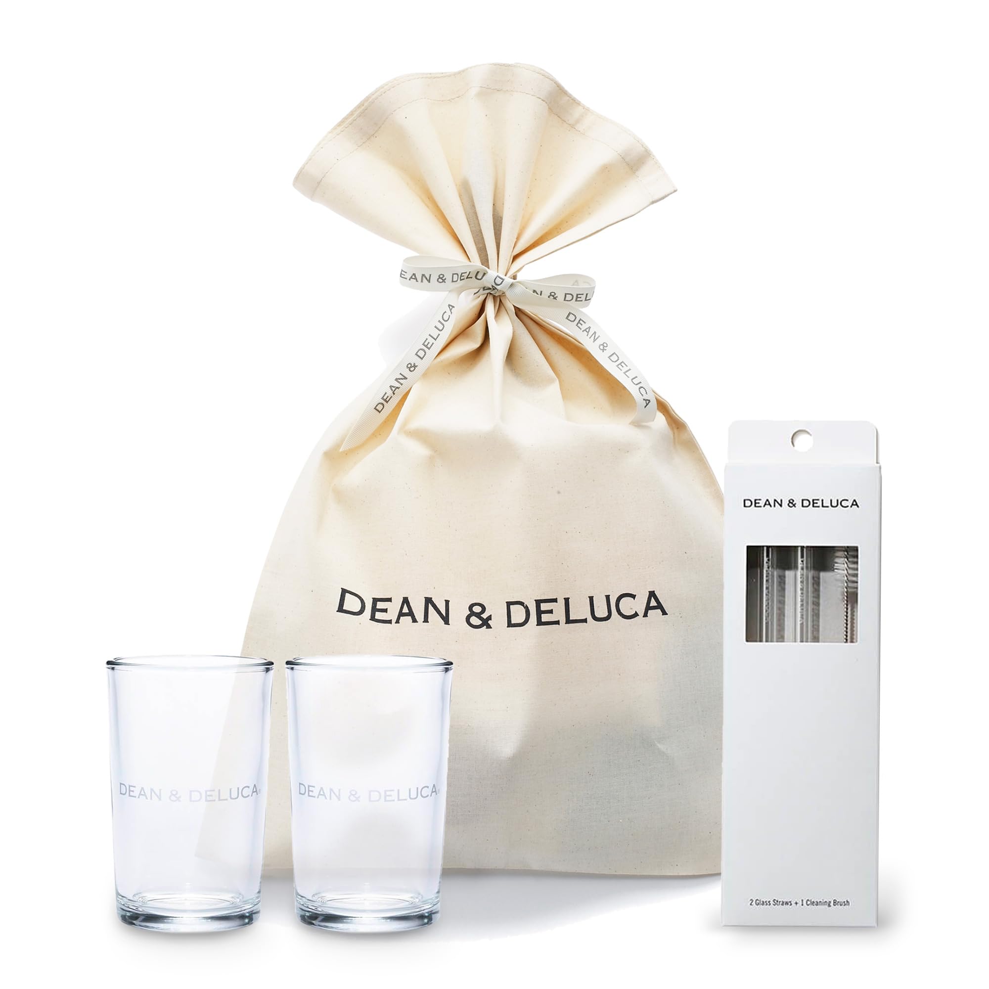 

DEAN & DELUCA Glass Straw & Glass Medium Set