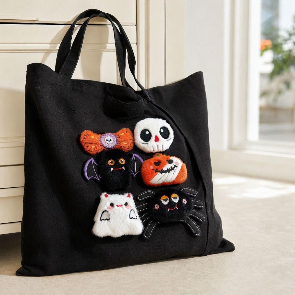 The Size of A Palm Halloween Plush Brooch Cartoon Plush Doll Accessory Halloween Accessories