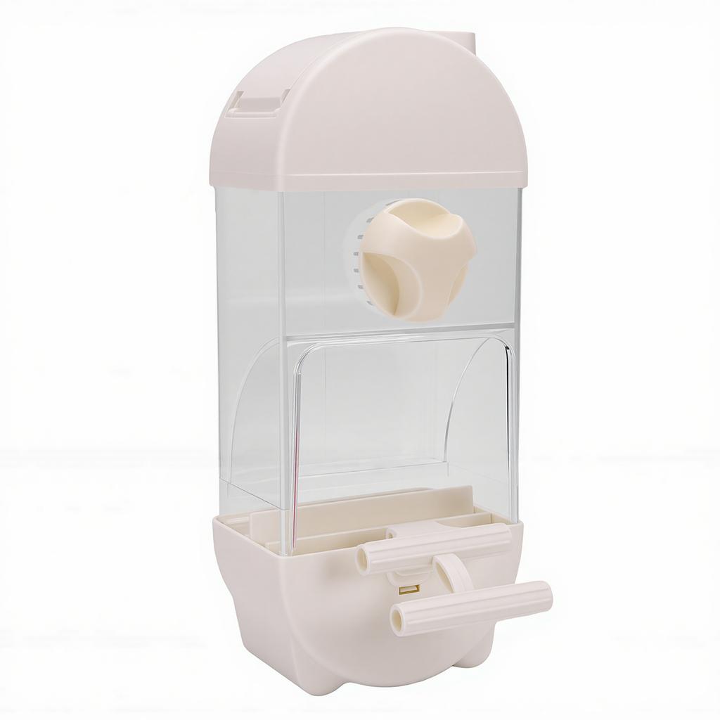 Automatic Bird Feeder Spill Proof 800ml Plastic Hanging Bird Cage Feeder for Parrot Parakeets Lovebirds