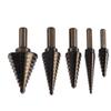 Set 5 buc Burghiu treaptă 316 la 1?Burghie Conice din Carbură de 38 Inch pentru Lemn Metal Plastic