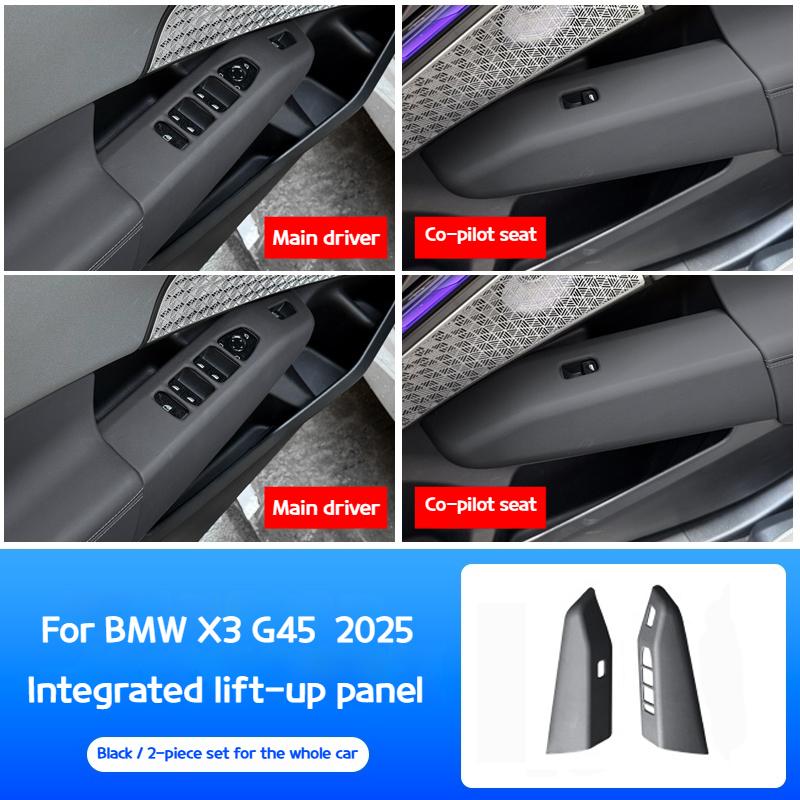 Pro BMW X3 G45 2025 Kožené panely pro zvedání oken do auta Krytí all-inclusive Ochranné podložky odolné proti poškrábání Autopříslušenství