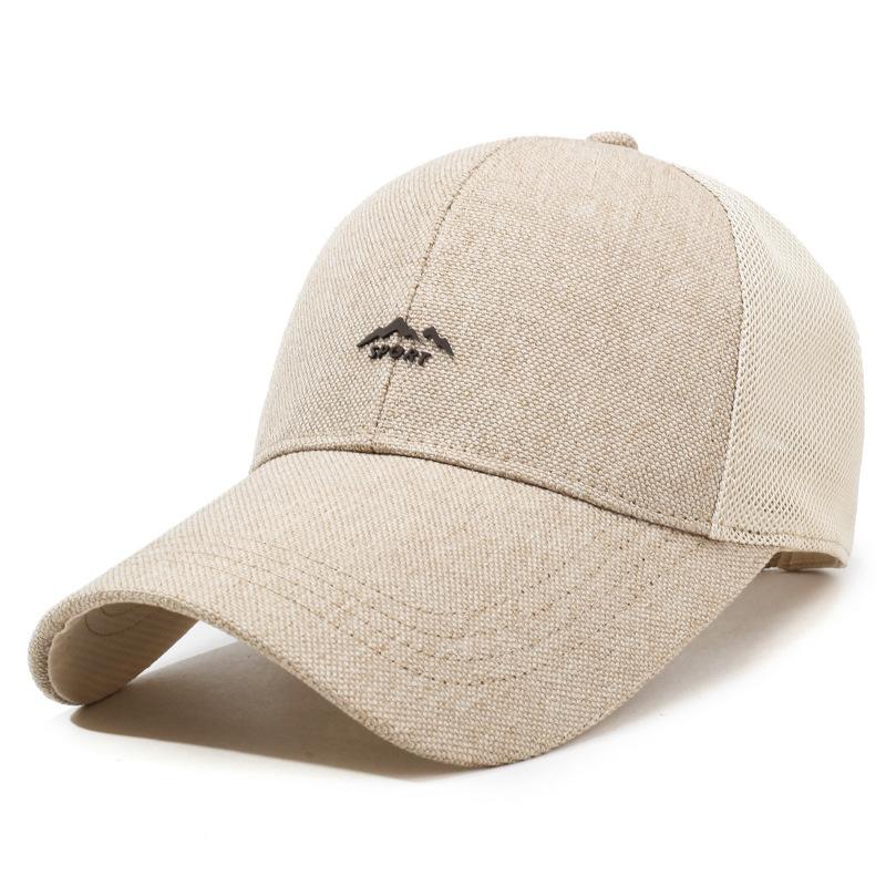 

Summer Thin Outdoor Sport Sun Breathable Meh Hat Trendy Hat For Middle Aged And Elderly Adjustable