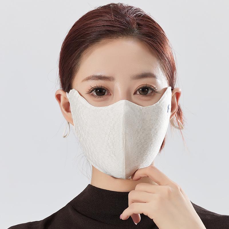 

3D Face-Slimming Mask with Ear Loops - Lightweight, Breathable, Dustproof for Outdoor Cycling (Spring/Summer Edition)