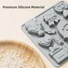 Food Grade Silicone Dessert Mold Flexible Chocolate Mold Stylish Mother's Day Baking Mold  Pudding