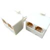 2 Ways 6P4C Telephone Socket Jack Line Splitter Adapter Connector Separator