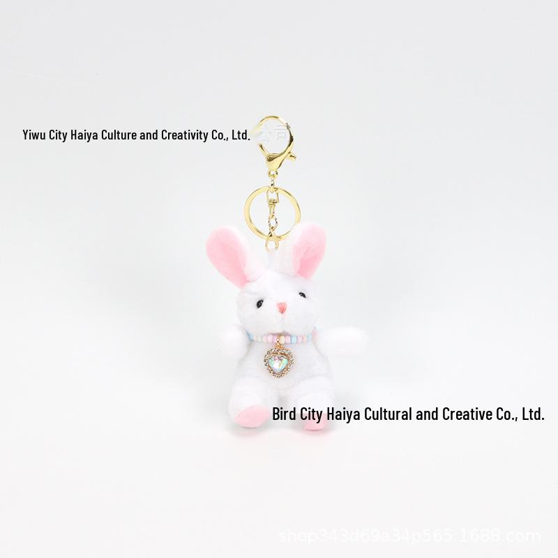 Korean Long-Eared Short-Legged Rabbit Fashion Accessory for Bags & Clothing