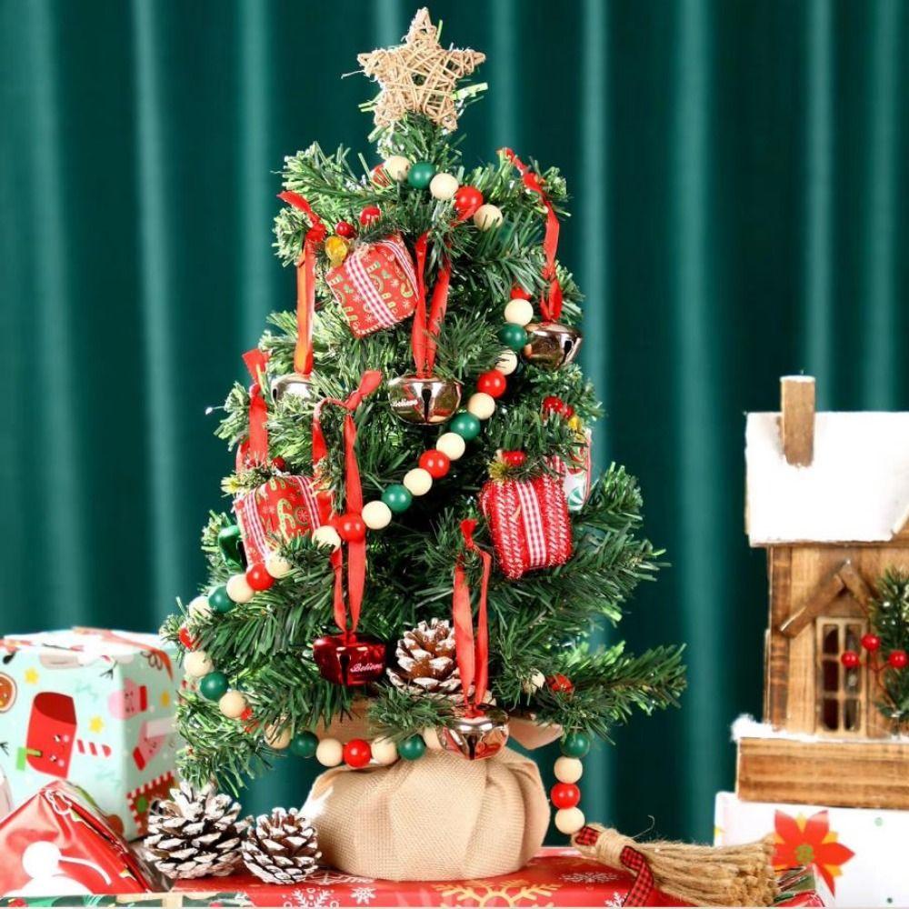 Plastic Artificial Christmas Tree 15/20/30cm DIY Small Desktop Decorative Desktop Fake Pine