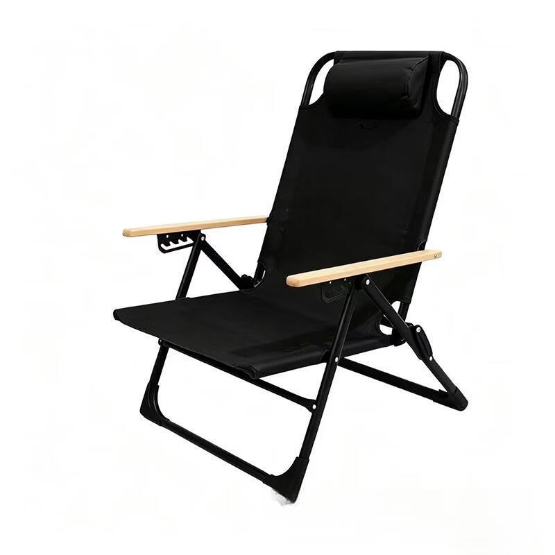 OIMG Outdoor Folding Recliner Camping Chair