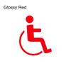 PVC Disabled On Board Car Wheelchair Sign Sticker Windshield Window Waterproof And Scratch Resistant Decals Styling Decoration