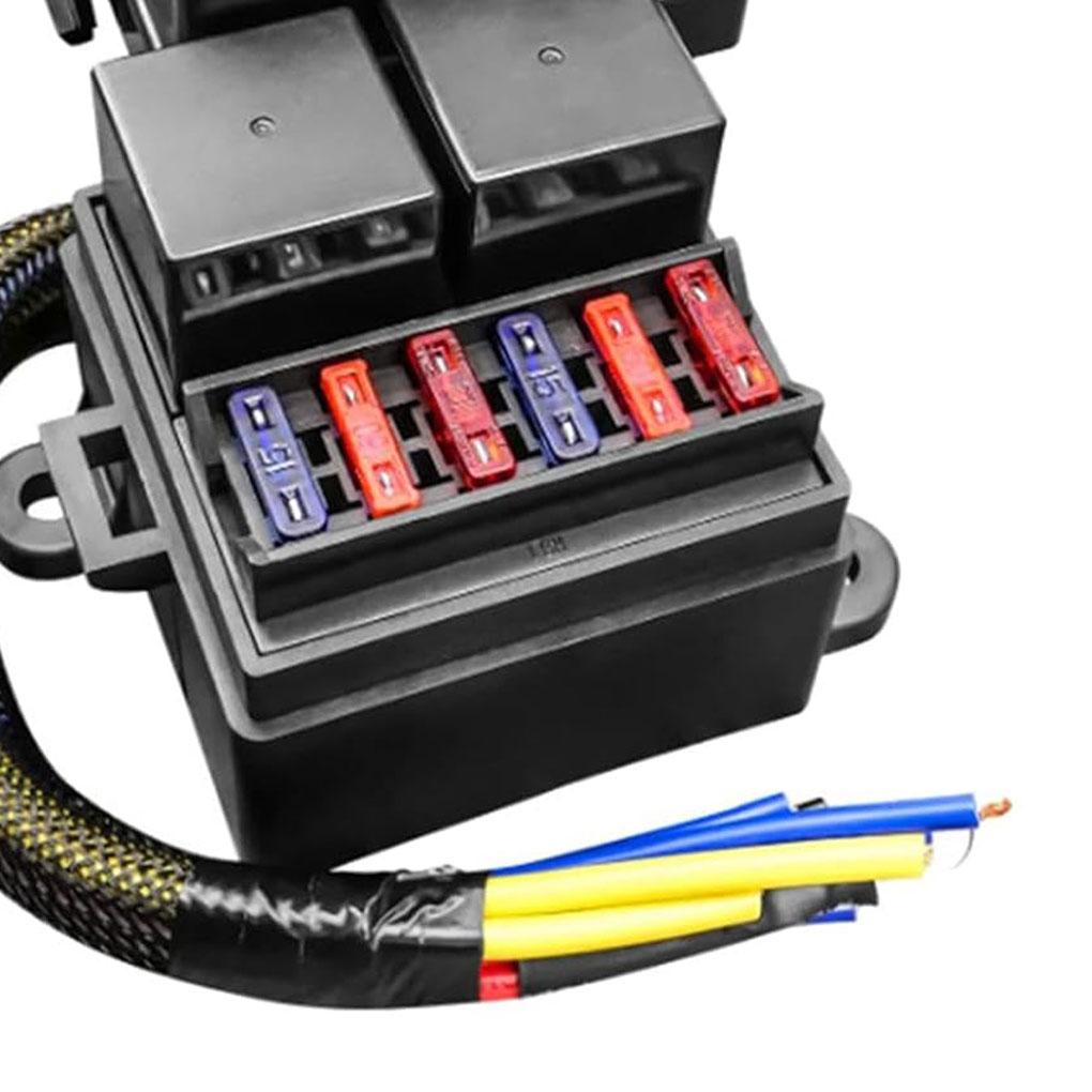 Pre-Wired Fuse Relay Box Fuse Relay Box Kits 12V Fuse And Relay Box Block Fuse And Relay Box