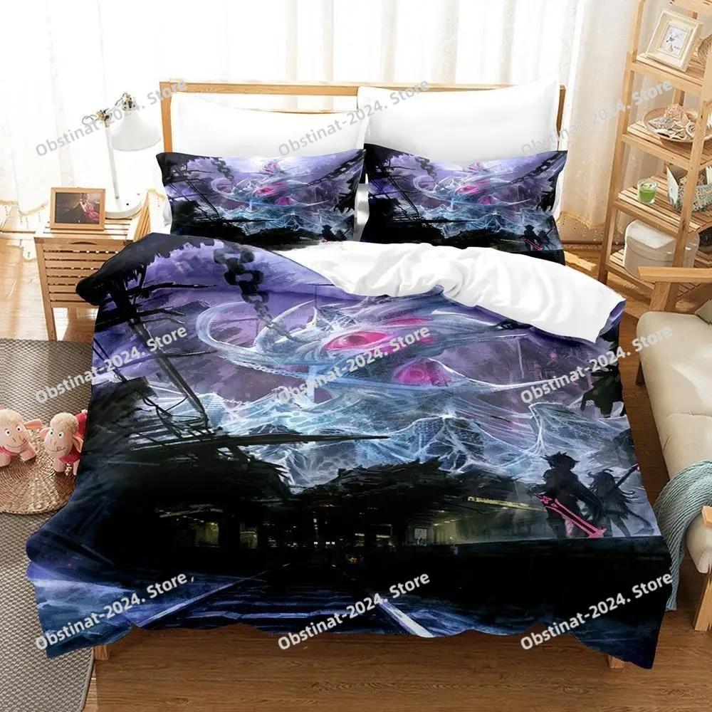 3D Mary Skelter Finale Bedding Set Printed Duvet Cover Pillowcase Single Double Style Queen King Size Sets Game Bed Sheet Set