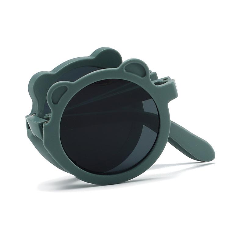 Explozivní dětské skládací sluneční brýle Baby Bear Tide Cool pro kluky a holky na cestování s UV ochranou