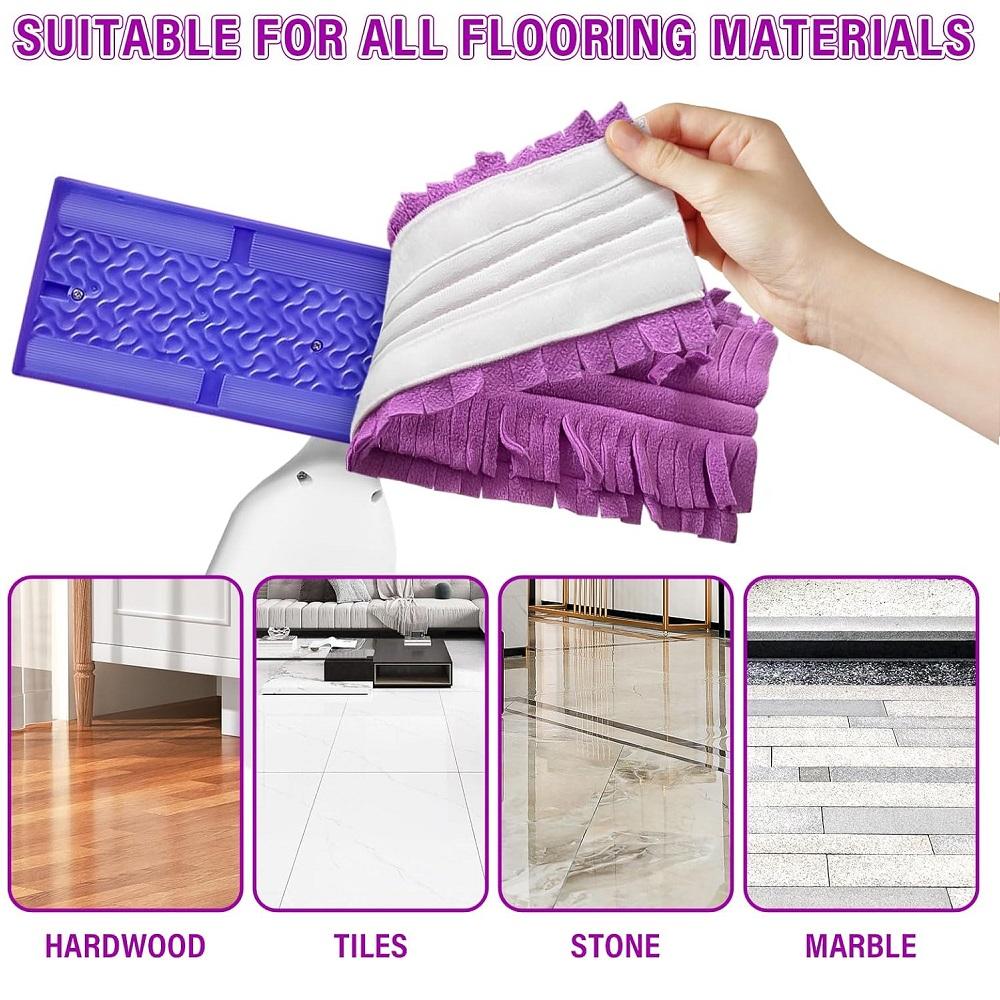 Mop Refill Pads for Swiffer PowerMop Mop and Swiffer PowerMop Wood Mop Washable Reusable Microfiber Spray Cleaning Pads