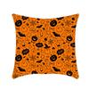 Halloween Throw Pillow Cover Linen Print Halloween Home Decor Cushion Cover Sofa Cushion Back Cushion