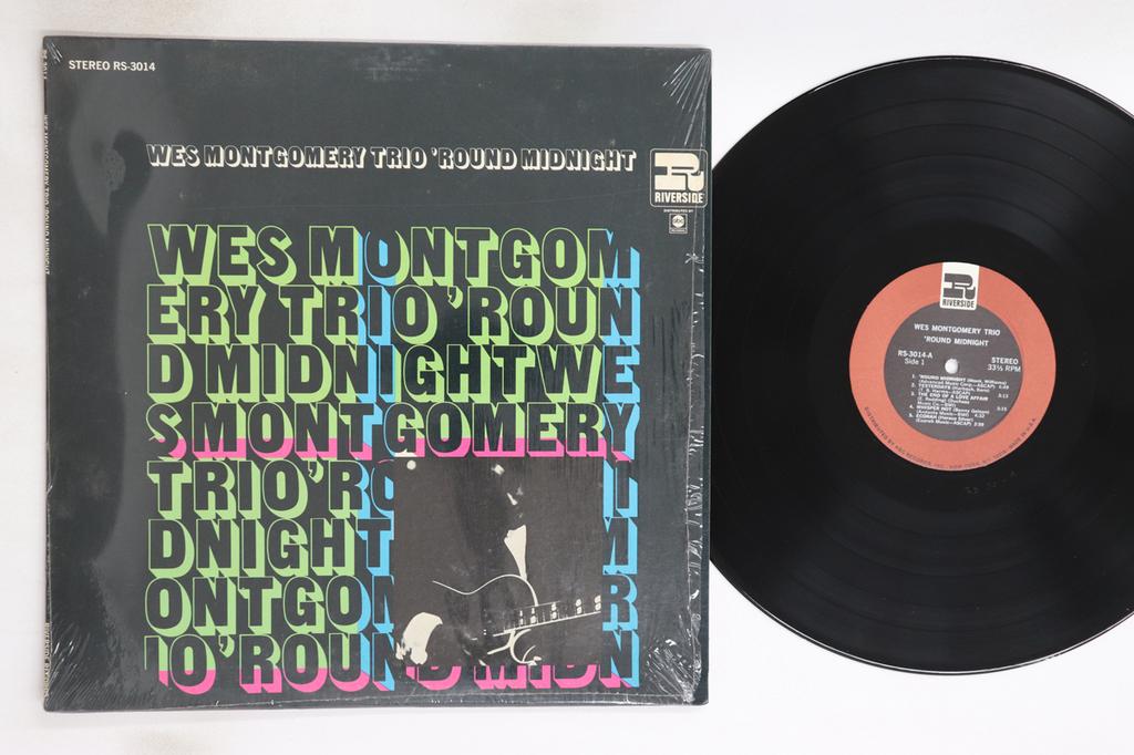 LP Record WES MONTGOMERY TRIO - Round Midnight RS3014 Riverside Recor 1968 US Jazz Used