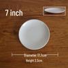 Langxi White Melamine Commercial Buffet Plates