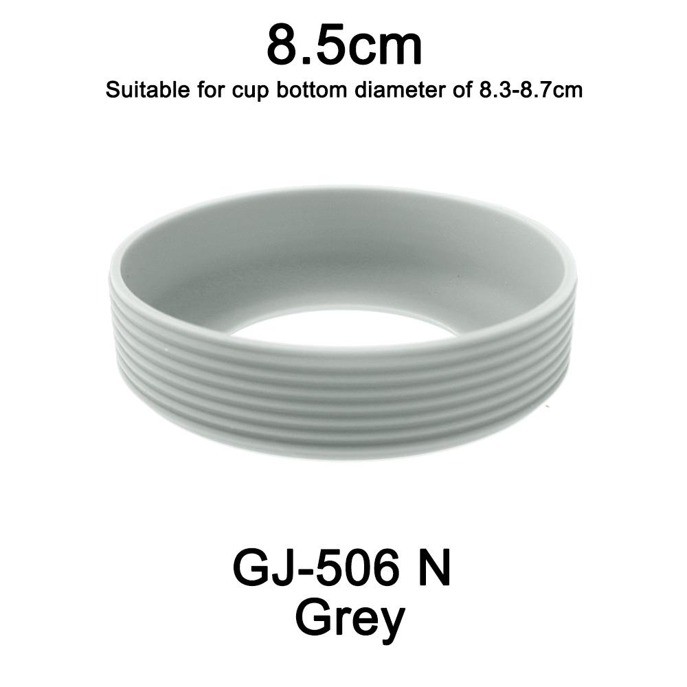 1 pièce 8,5 cm 21 g 15 couleurs Fileté Silicone Souple Couvercle de Fond de Tasse Anneau Manchon Gaine Résistant à l'Usure Antidérapant Bonne Résistance