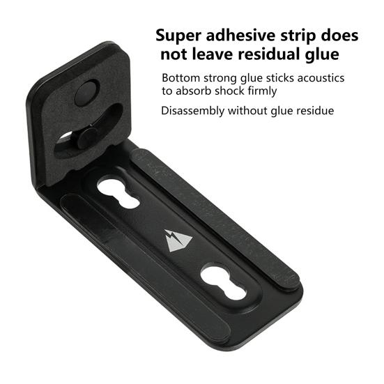 Soundbar Bracket Universal Anti-slip Metal Sound Bar Wall Mounting Holder for Living Room